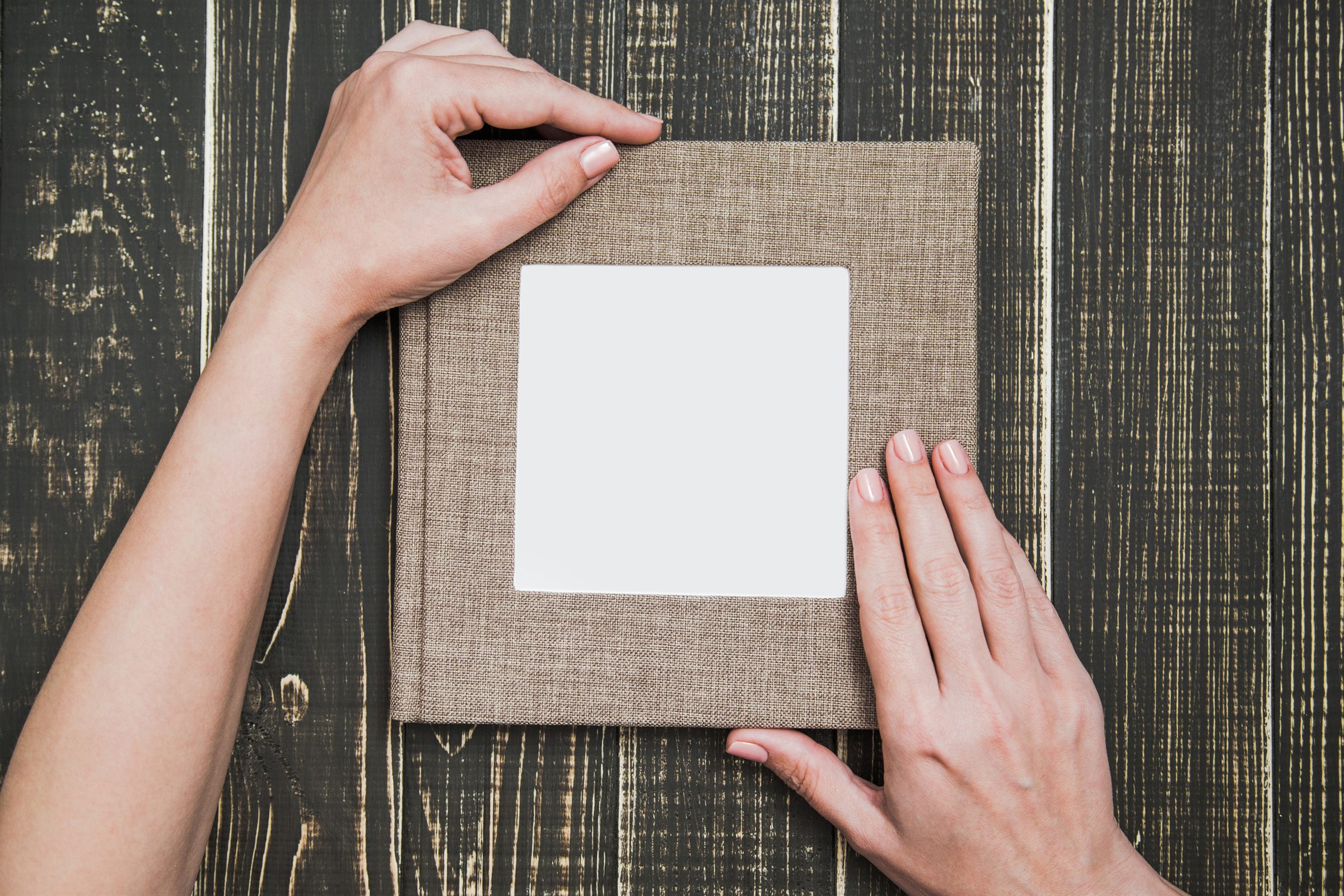 Hands holding a Living Legacy Book